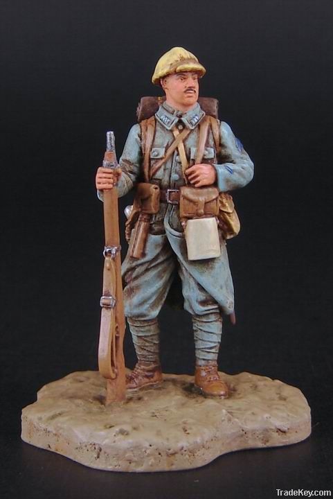 Resin Military Soldier Figure