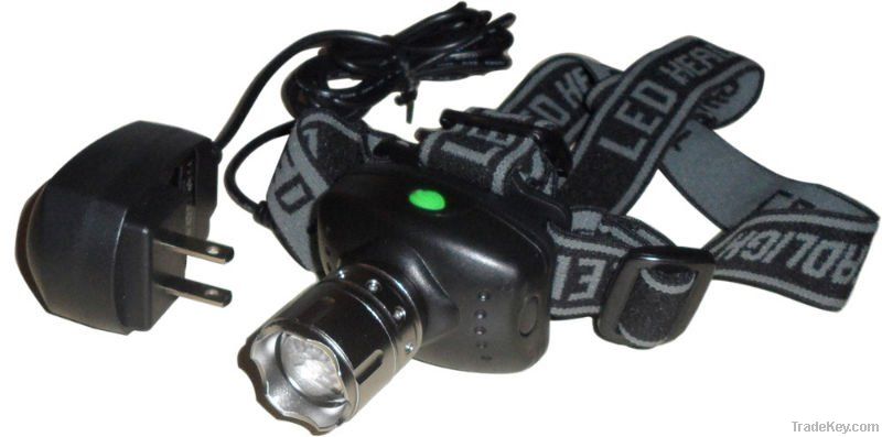 Zoom Rechargeable LED Headlamp