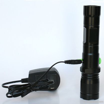 Rechargeable led flashlight torch operated by Ni-Mh batteries