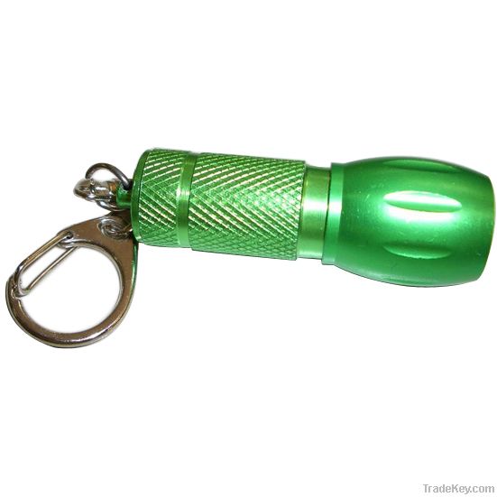 Mini flashlight keychain