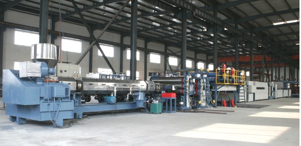 Aluminum composite panel production line