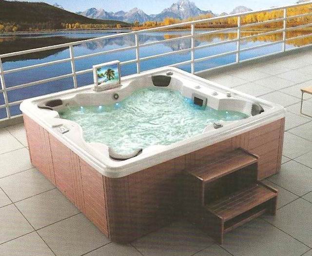Outdoor Spa M-3322 (Square big tub)