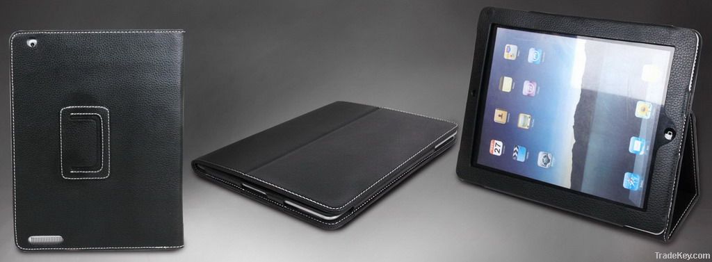 Hot&new leather case for ipad2
