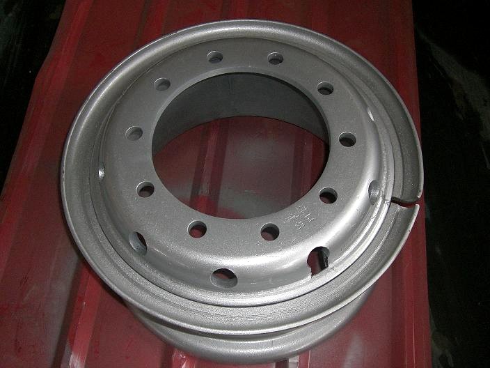 tube steel wheel rim for heavy truck or trailer  size 20 &24