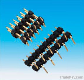 SMT type double row male pin connector