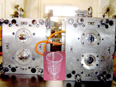 Mold of configuration parts