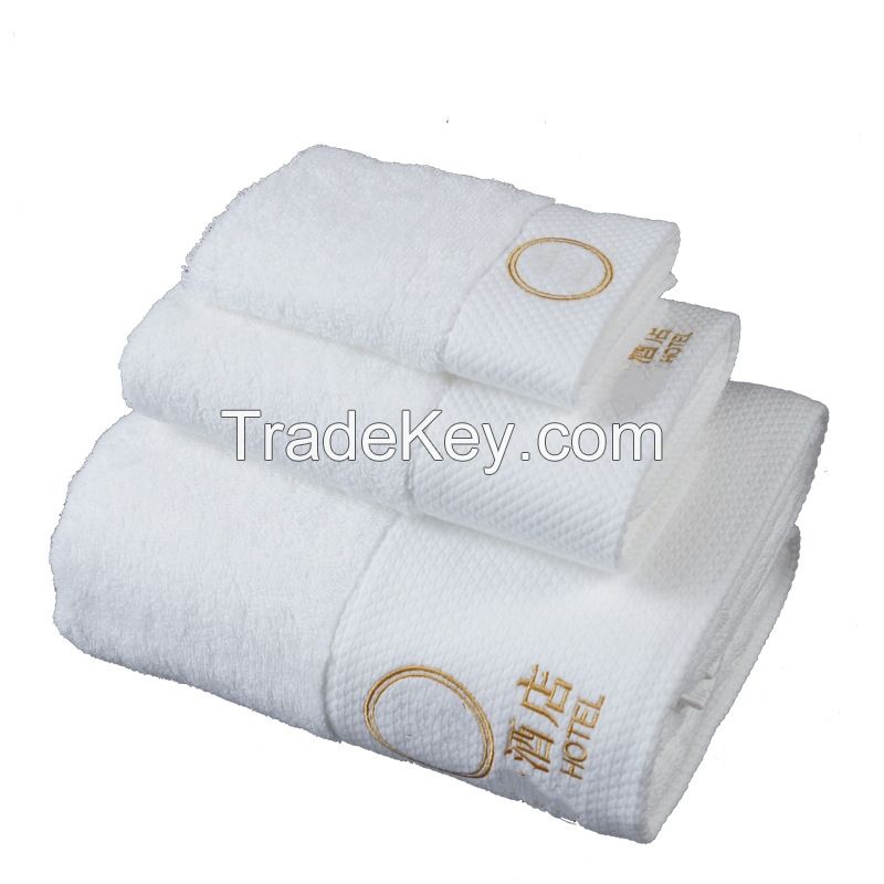 100% Pure Cotton White Beauty Salon Homestay Hotel Face Towel