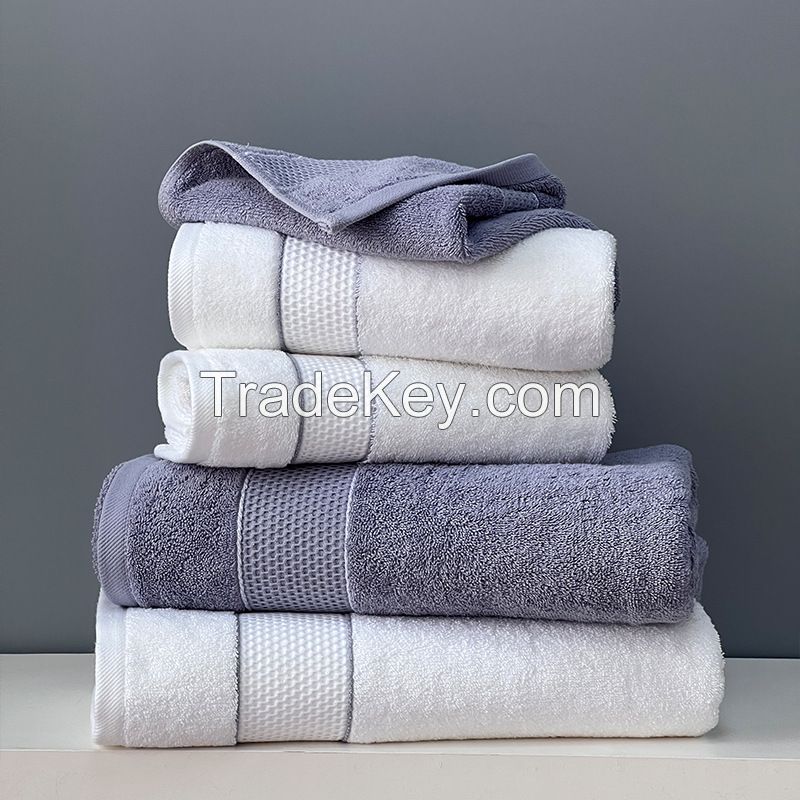 100% Pure Cotton White Beauty Salon Homestay Hotel Face Towel