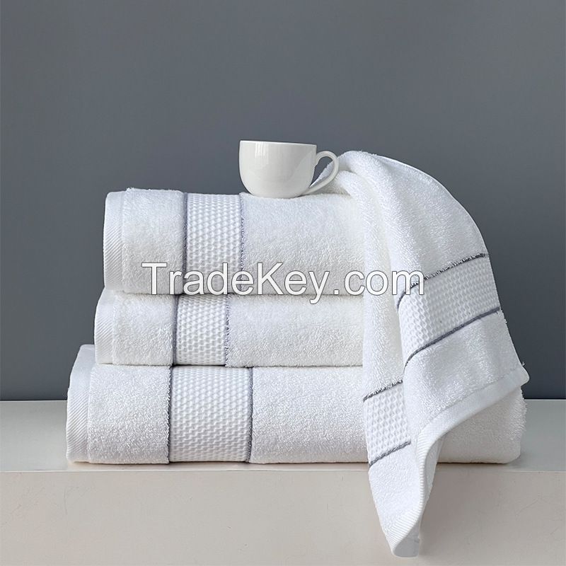 100% Pure Cotton White Beauty Salon Homestay Hotel Face Towel