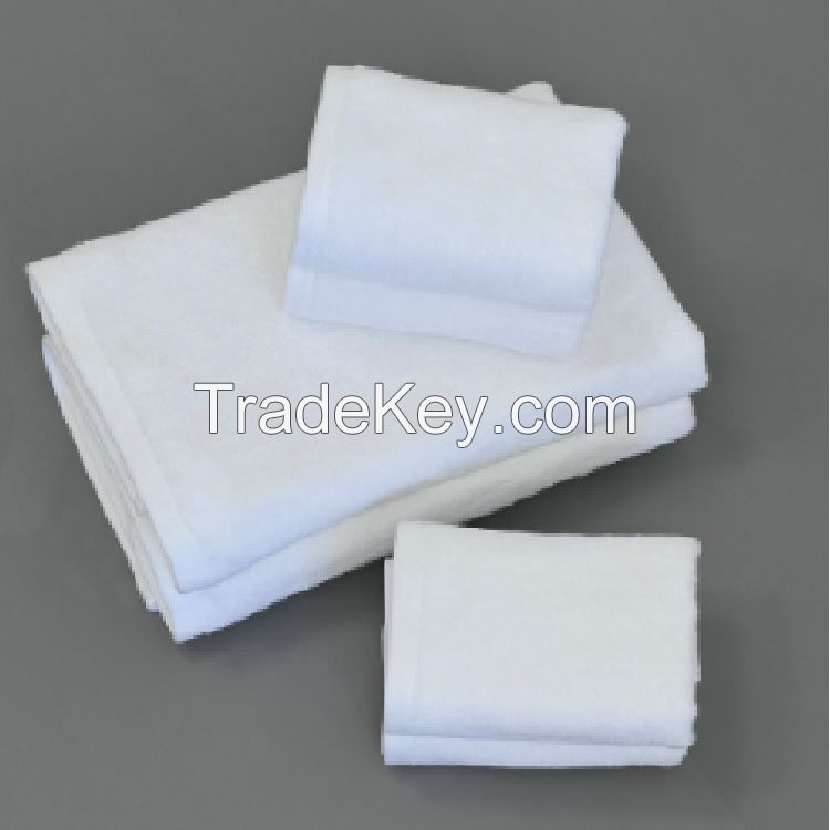 100% Pure Cotton White Beauty Salon Homestay Hotel Face Towel