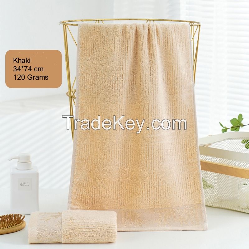 Bamboo Charcoal Fiber Face Towel Gift Plain Washcloth Manufacturer Wholesale