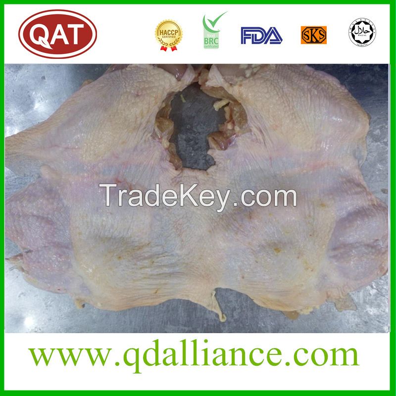 Frozen whole HALAL chicken meat Boneless with skin on