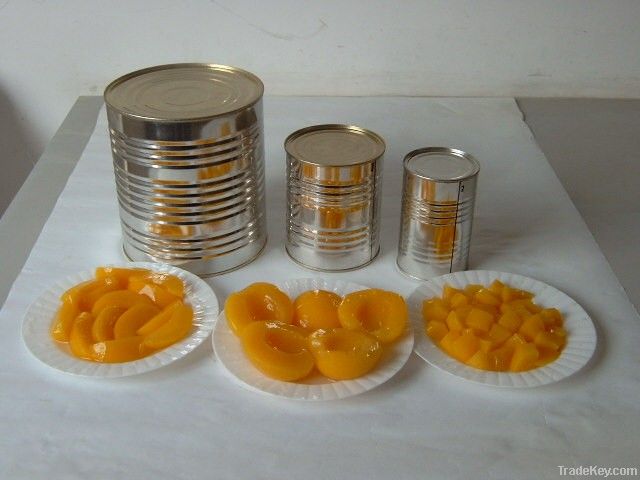 canned yellow peach