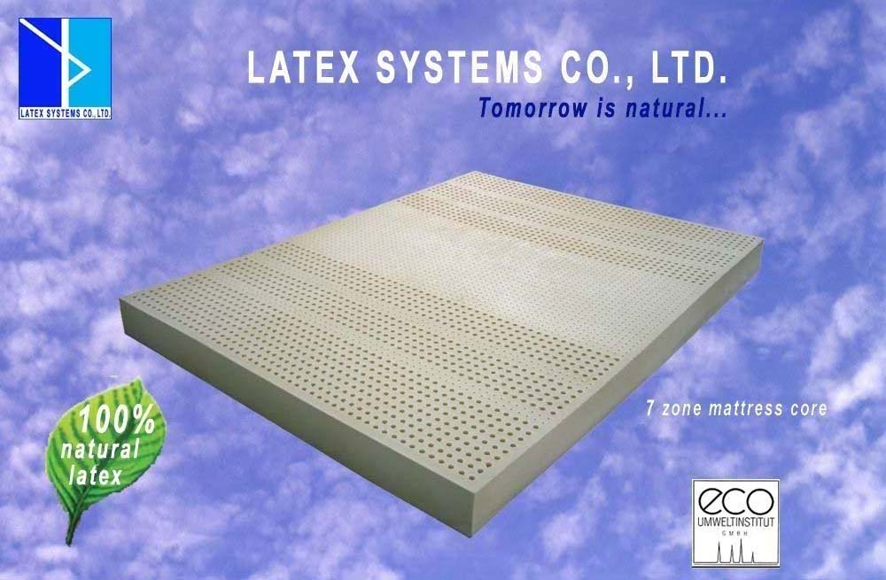 Mattresses made of 100% natural latex Foam