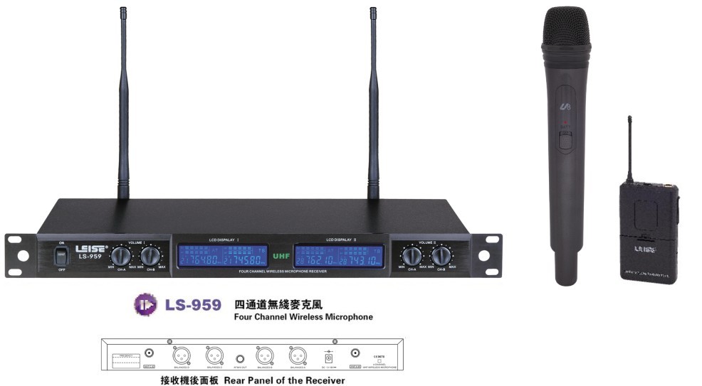 LS-959 Four channel wireless microphone