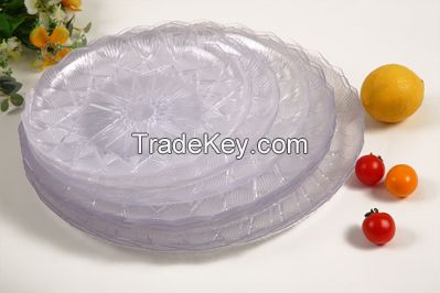 Disposable plastic plate