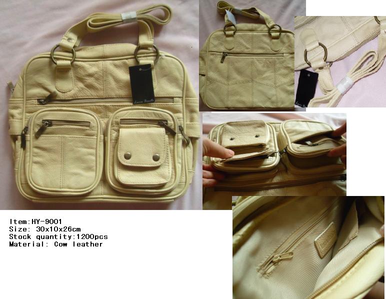 stock cow leather bag, fashion bag