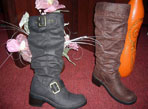 fabric ladies boots