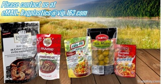 PP bags, Pouches, Stand up pouches, Retort bag, Vacuum bag, Food pack