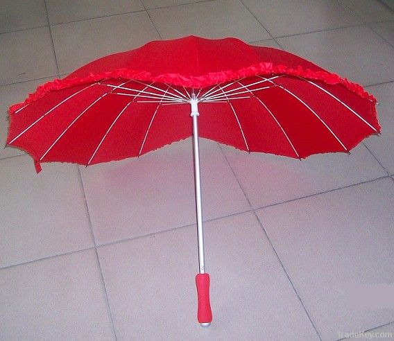 25ââX16Kmanual open heart shape wedding umbrella