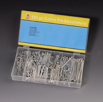 555pcs cotter pin assortment (hardware assortment)