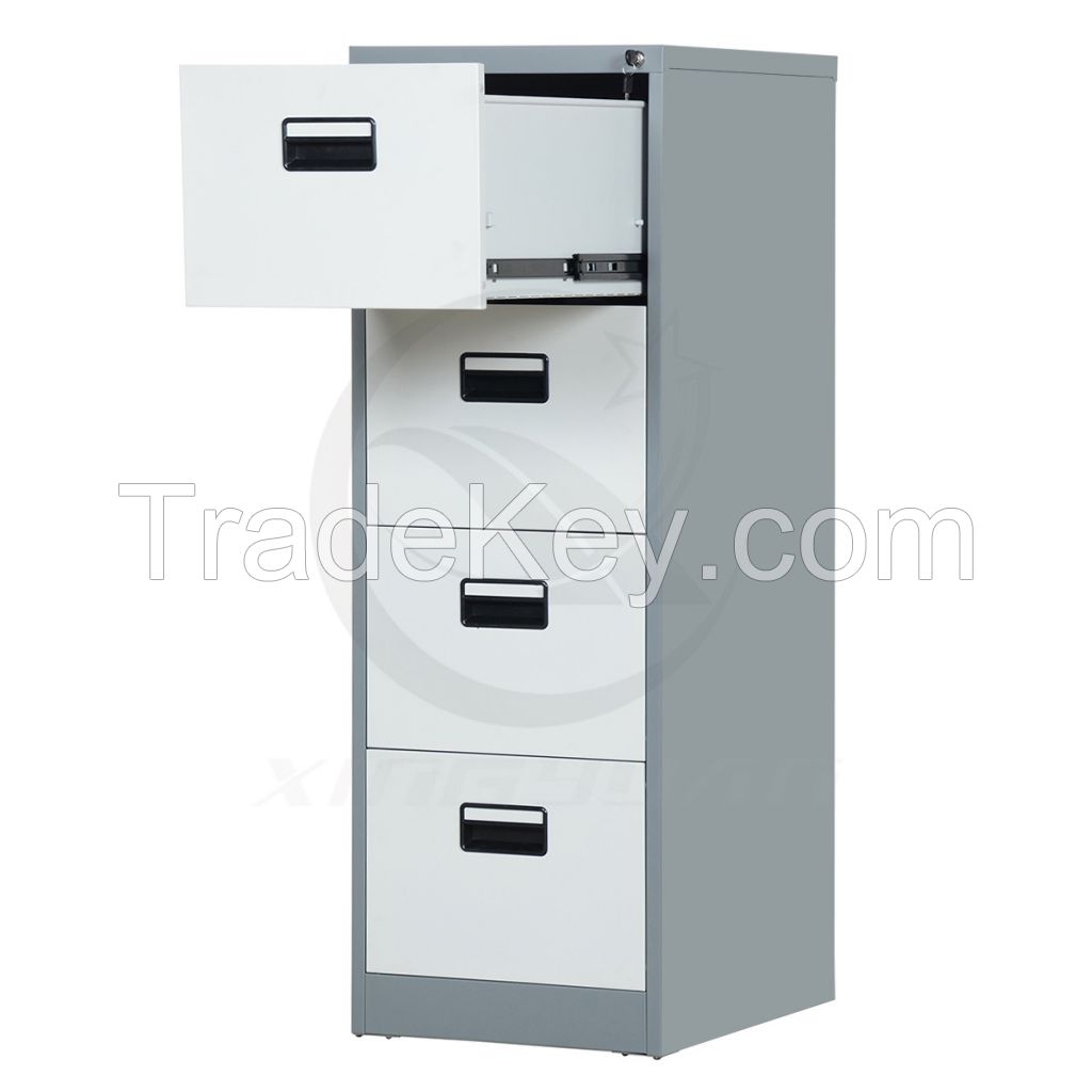 steel office furniture drawer cabinet combination