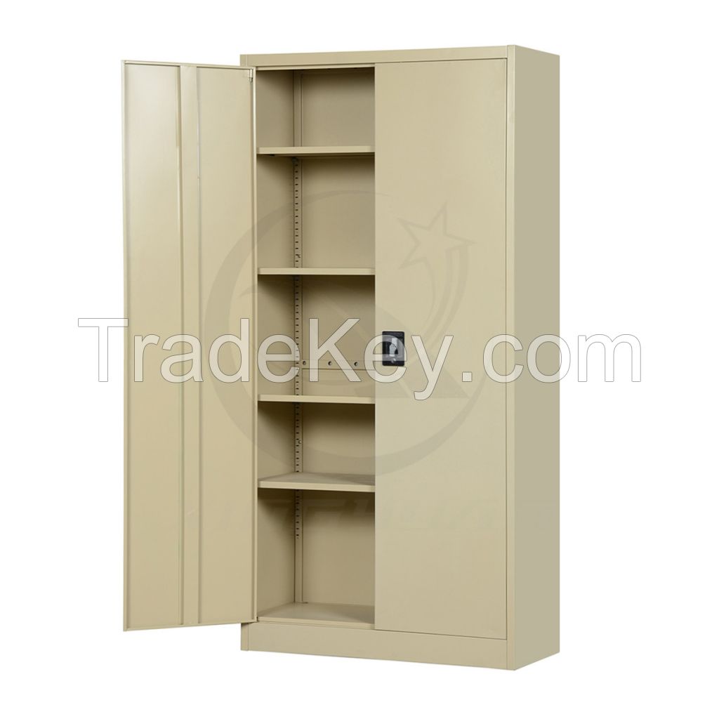 Best selling CKD steel 2 door office filing cabinet with shelf OEM