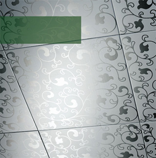 INVISABLE (CLIP-IN) ALUMINIUM CEILING PANELS(COLOURED PATTERN)