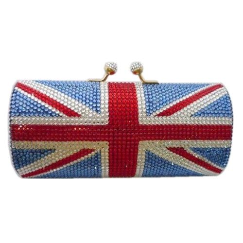 Union Jack  Crystal Evening Handbags/Clutch