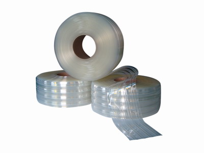 Ribbed Clear PVC Strips
