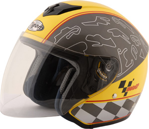 open-face helmet