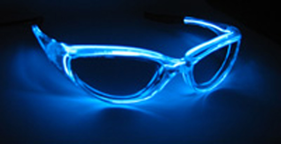 EL flashing glasses