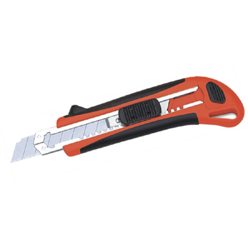 Utility Knife with Three Pieces Self-loading Blades and Metal Sheath