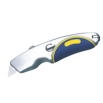Utility Knife with Over Molding Technology, Made of Zinc-alloy