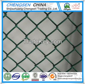 PVC coated /Hot dipped galvanized chain link fence