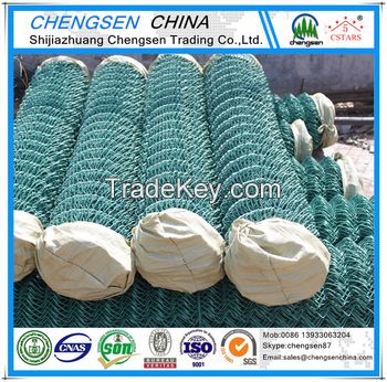 PVC coated /Hot dipped galvanized chain link fence