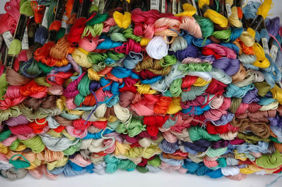 Egyptian long-staple cotton100%  embroidery thread