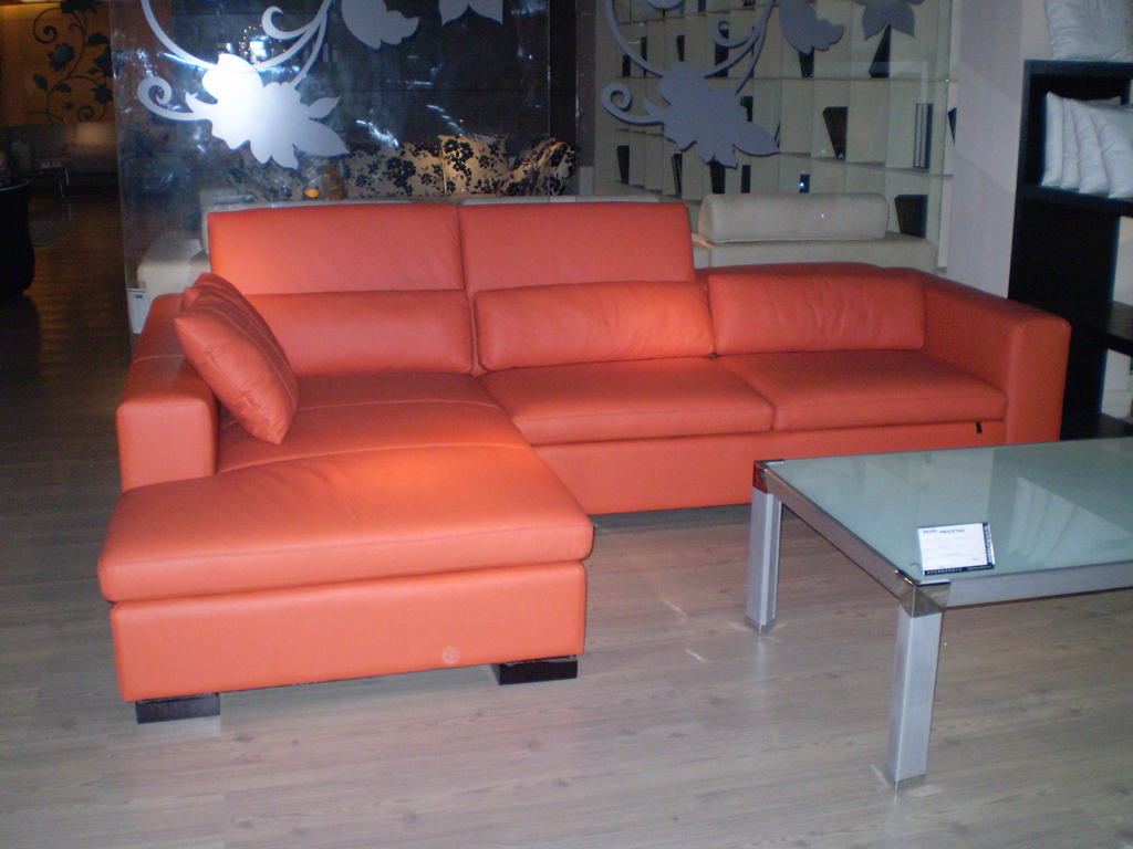 Leather sofa