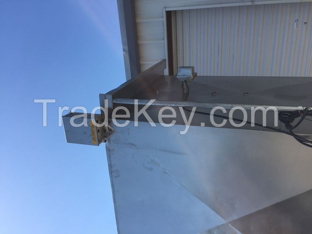 Industrial Ice Storage Bin Gravity Feed