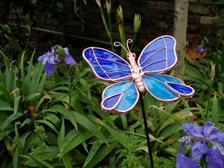 Butterfly garden stake