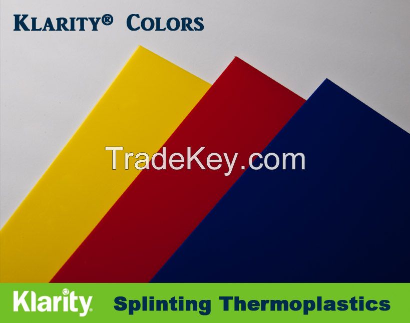 Klarity Colors - Low Temperature Thermoplastic Splinting Material