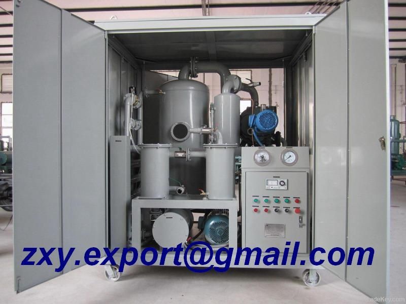 Transformer Oil Filtering, Oil Regeneration System