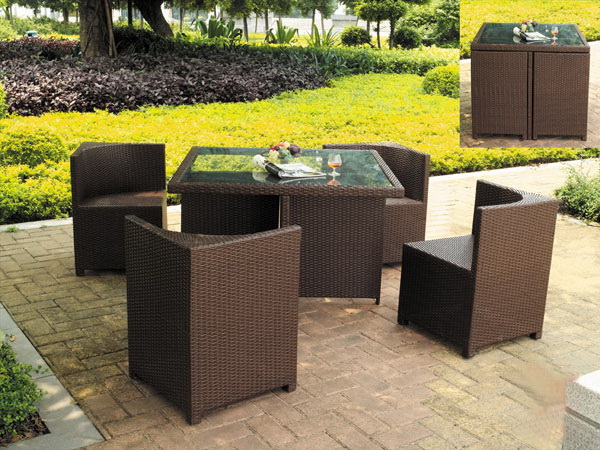 outdoor furniture, rattan furniture, dining set