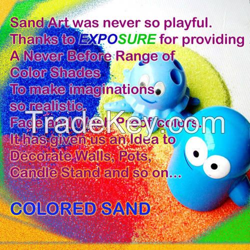 Colour sand