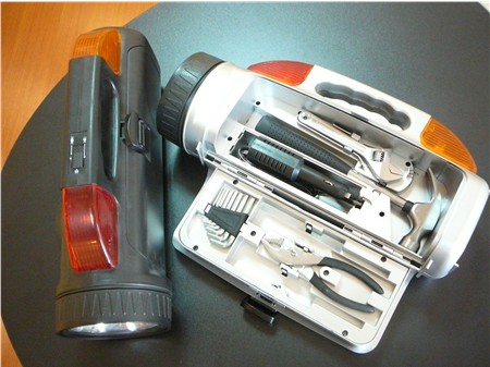 tool kit with light