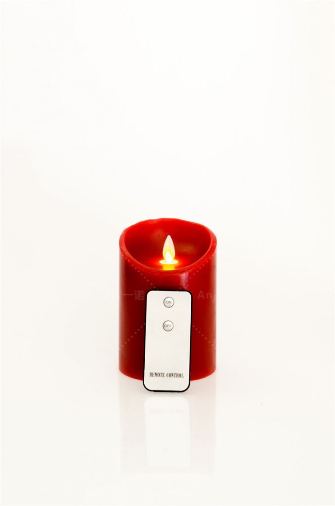 2 keys remote control flickering led candle, candle for Christmas