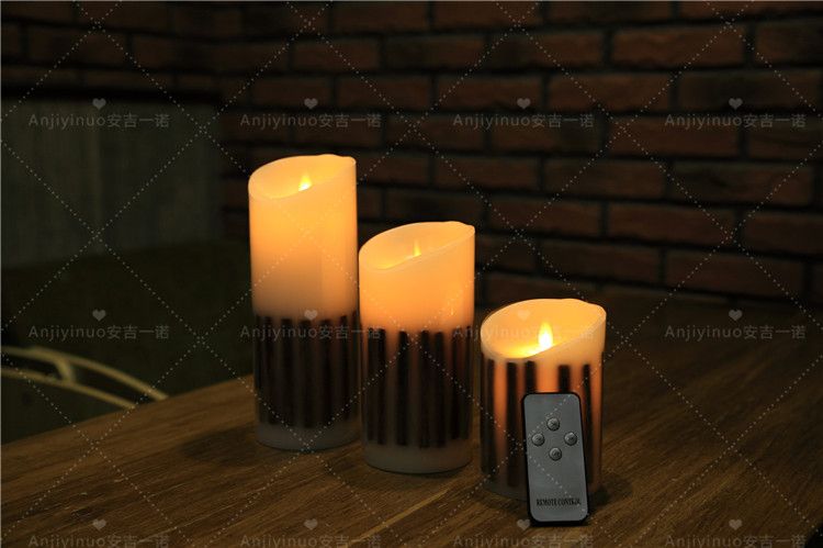 flickering led candle with timer and 600 hours working time