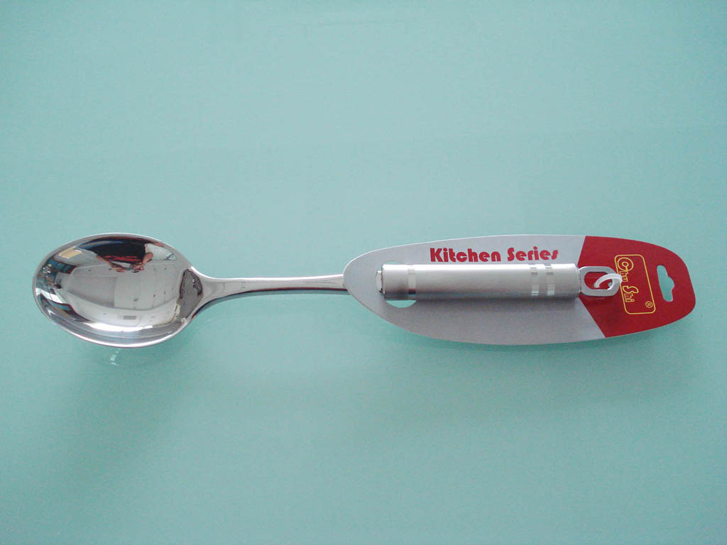 Tubular handle Solid Spoon
