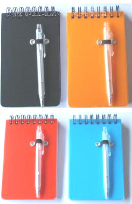 notebook with pen set