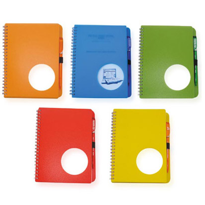 notebook with pp cover